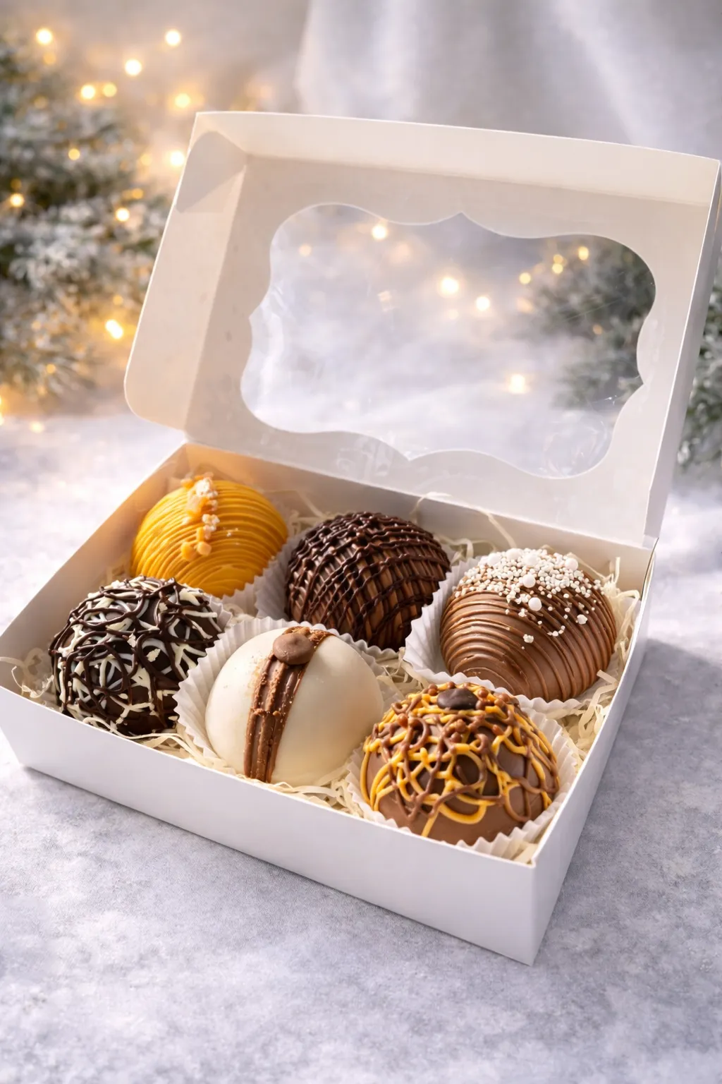 Подарункові набори шоколадних бомбочок ChocoPix